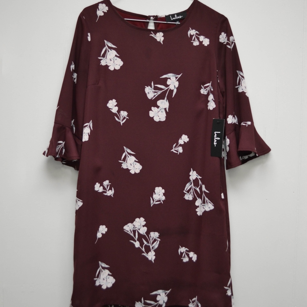Lulus Wine Red Dress